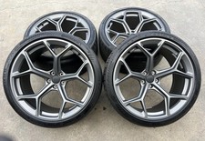 22 AUDI RS RS6 RS7 ORIGINAL PERFORMANCE RIMS WHEELS TIRES4J0601025BN FACTORY OEM picture