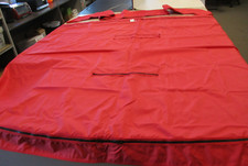 SHADEMATE PONTOON 8 X 8 600D 4 BOW BIMINI TOP & BOOT RED 357161 MARINE BOAT picture