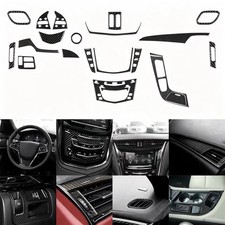 22Pcs  Cadillac CTS complete interior carbon fibre trim kit  2014-2019 picture
