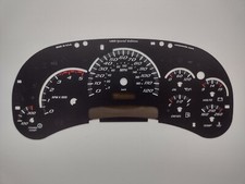 US Speedo Daytona Black Gauge Face Overlay 03 04 05 Duramax Diesel LED Edition picture