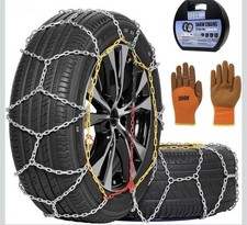 Snow Tire Chains For Cars Suv Pickup Trucks Auto Tightening Fast Install KN-110 picture