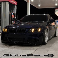 BMW 3 Series E90 E91 328i 335 Snake Eye Tri-Color Amber LED Headlights 2006-2011 picture
