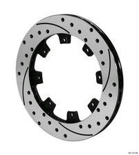 Wilwood 160-7103-BK Passenger Brake Rotor SRP Drilled Slotted 12.19