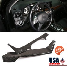 For 11-13 Mercedes Benz C Class W204 Carbon Fiber Style Dashboard Display Cover picture