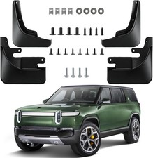 4PCS Truck Mud Flaps for Rivian R1S 2022-2026 Front & Rear Splash Guards picture