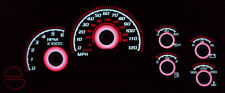 Red Glow Gauge Face Overlay For 03-06 Chevy Suburban Tahoe Silverado LT ES Cab picture