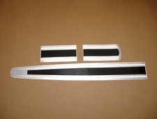 16M style silver/black stripes for Ferrari F430 Spider graphics 430 scuderia kit picture