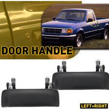 Door Handle Front Driver Passenger Side Smooth Black Right Left For Ford Ranger picture