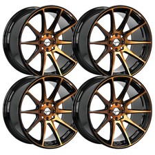 (Set-4) Shift Gear 18x9 5X114.3/5x120 30MM Bronze Wheels Rims 18 Inch picture