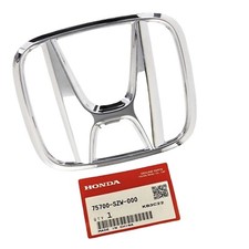 For Accord 18-21 Chrome Front H Emblem CRV 12-21 Pilot Crosstour Replacement LX picture