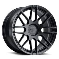 Blaque Diamond BD-F12 20x11 | 20x12 Staggered Set of 4 SatinBlack FITS DODGE CHA picture