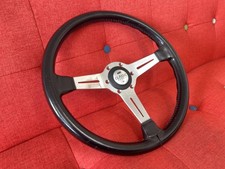 Junk JDM HONDA Civic Type R EK9 Classic Sports Steering Wheel 355mm Black picture
