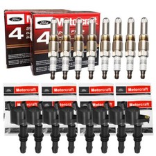 8 pack OEM Genuine DG511 Ignition Coil & Spark Plug SP546 For F150 Ford Lincoln= picture