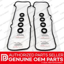 GENUINE Toyota Lexus 8Cyl Engine Valve Cover Gasket + Spark Plug Tube Seal [SET] picture