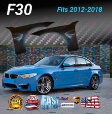 For 2012-2018 BMW 3 Series F30 M3 M4 Style Black Steel Fenders Side Vent picture
