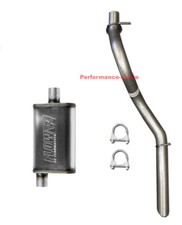 1997 - 2000 Jeep Wrangler TJ Performance Exhaust w/ FlowFX Muffler picture