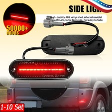 1-10 Set Smoked LED Solid Red Side Marker Light Lamp For Toyota RAV4 96 97-2000 picture