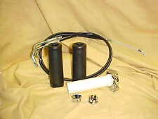 Harley, S & S Super E carb twin cable throttle,grips, with plugs picture