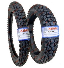 Kenda K270 3.25-21 4.10-18 Tires Dual Sport Front Rear Tire Set DOT picture