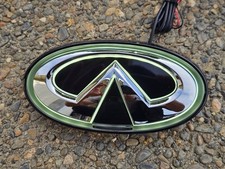 FOR 2015-2019 INFINITI Q70 WHITE LED CHROME Emblem. picture