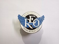 Hi-Quality Customize REO Motor Badge Heavy Brass Chrome with Screw Fitment picture