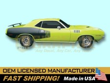 1971 Plymouth Barracuda 'Cuda 340 383 440 HEMI Decals & Billboard Stripes Kit picture