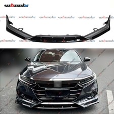 ACR Style Front Bumper Lip Splitter Fit 21-22 Honda Accord Modern Steel Metallic picture