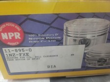 NPR Pistons 11-895-0 set of 4 Fots Toyota Prius 1.5L 2001 - 2004 1NZ-FXE picture