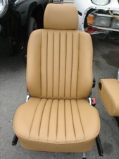 Mercedes Benz R107 MB Vinyl seat Front Covers 300sl,420sl,500sl,560SL, 1986-1989 picture