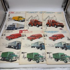 Lot of 6 - 1961-64 GMC Truck Brochure Lot Toro-Flow Diesel B5500 L5500 3500 5000 picture