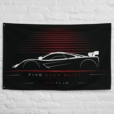 F1 LM 1996 Car Silhouette Flag 3x5 ft Garage Banner Man Cave Wall Decor Gift picture