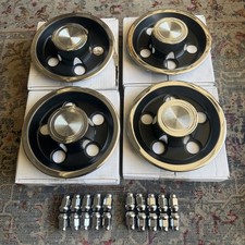 1966-1968 Pontiac GTO & Firebird Rallye Rally 1 Center Caps Set 4 Blems Nice New picture