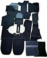 Porsche 911 912 65-73 Coupe Stock Replacement Black Felt Interior Carpet Set picture