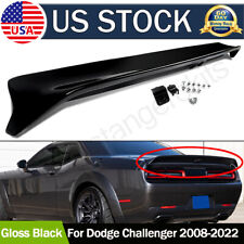 For 08-22 Dodge Challenger Hellcat Redeye Gloss Black Rear Spoiler w/Camera Hole picture