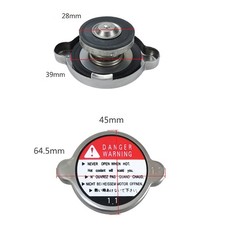 1.1 Bar Universal Radiator Filler neck Cap For Honda Yamaha Kawasaki Suzuk  picture