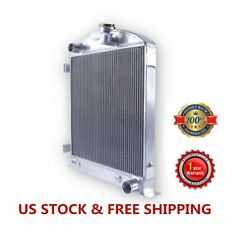 3-Row Aluminum Chopped Radiator For 1930-1931 1932 Ford Model A LOW-BOY Chevy V8 picture