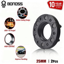 4X 6x5.5 Hub centric Wheel Spacers 25mm BONOSS For 2013-2026 Ford Ranger Bronco picture