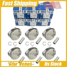 MAHLE OEM BMW 335i 435i 535i 640i X3 X5 N55 3.0L Engine Piston 6pcs 11258619196 picture