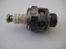 VINTAGE HARLEY DAVIDSON 1930'S- 40'S USED SPARK PLUG #3 CHAMPION ORIGINAL picture