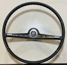 1962 1963 IMPALA SS 409 ORIGINAL GM STEERING WHEEL COMPLETE BLACK IN COLOR picture