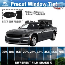 PreCut All Sides + Rear Window Film Any Tint Shade % For Dodge Charger 2015-2023 picture