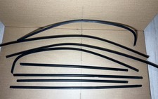 BMW E39 Sedan Matte Black Shadowline Window Trim Set M5 OEM picture
