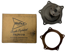 New Old Stock Water Pump for 1957-58 Dodge & DeSoto V8 Models Mopar #1752219 picture