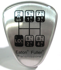 OEM EATON Fuller 18 speed transmission shift knob medallion Pattern 5586114 picture