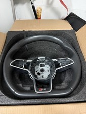 2017-2023 OEM AUDI R8 Leather Steering with Trim and Paddle Shifters. picture