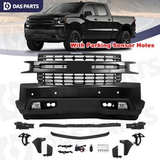 For Silverado 1500 2019-2021 Front Bumper Cover Valance Trim Grille Bracket Kit picture