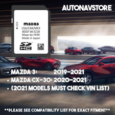 MAZDA Navigation GPS SD Card BDGF-66-EZ1B 2019-2021 Mazda 3, CX-30 picture