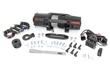 Rough Country 6,500LB UTV Electric Winch | 2.7HP | Synthetic Rope - RS6500SA picture