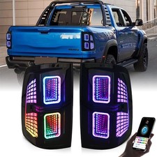 Smoke RGB LED Tail Lights For Dodge Ram 1500/2500 2009-2018 Rear Lamps Assembly picture