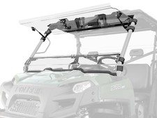 SuperATV Scratch Resistant Flip Windshield for Polaris Ranger Full Size XP 800 picture